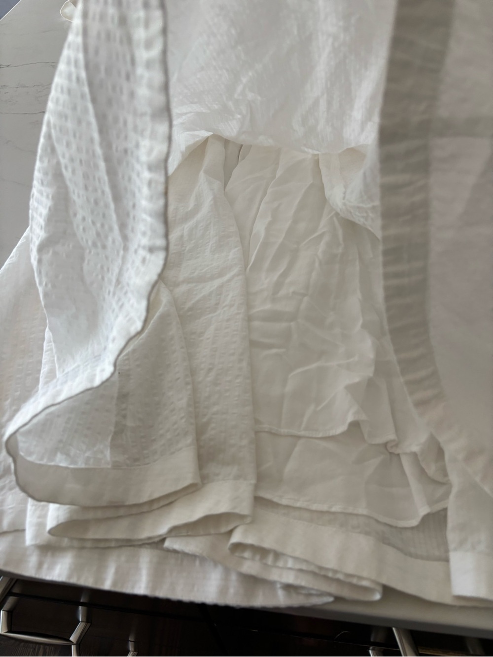 Jenni Kayne White Maxi Button-Front Midi Dress CT - Picture 4 of 7